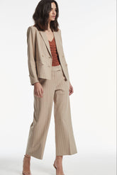UNEQUAL DIPLOMATIC STRIPE CINZA JACKET